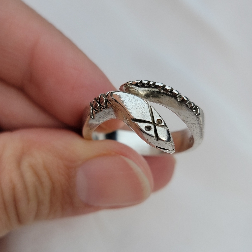 Sterling Snake Wrap Ring